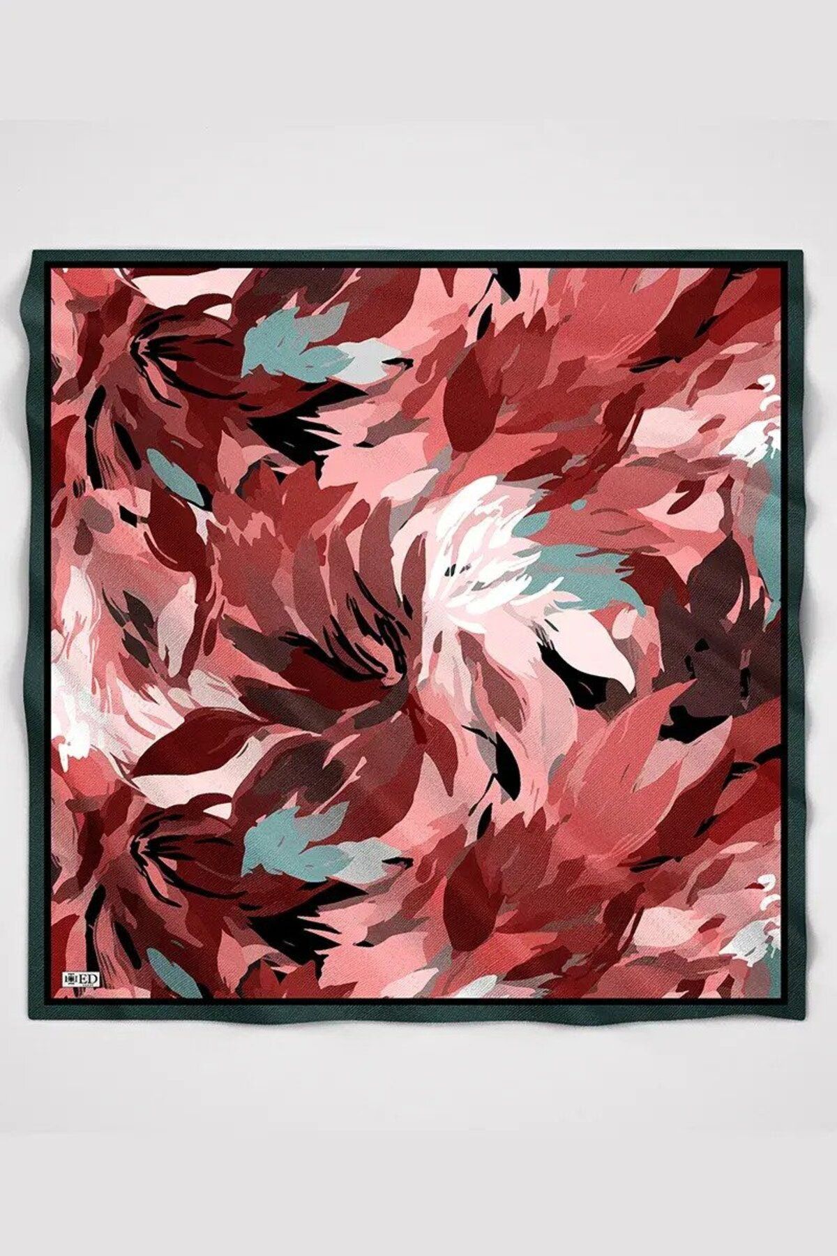 ED Scarf-Freya Pattern Modal Scarf - Ruby 4