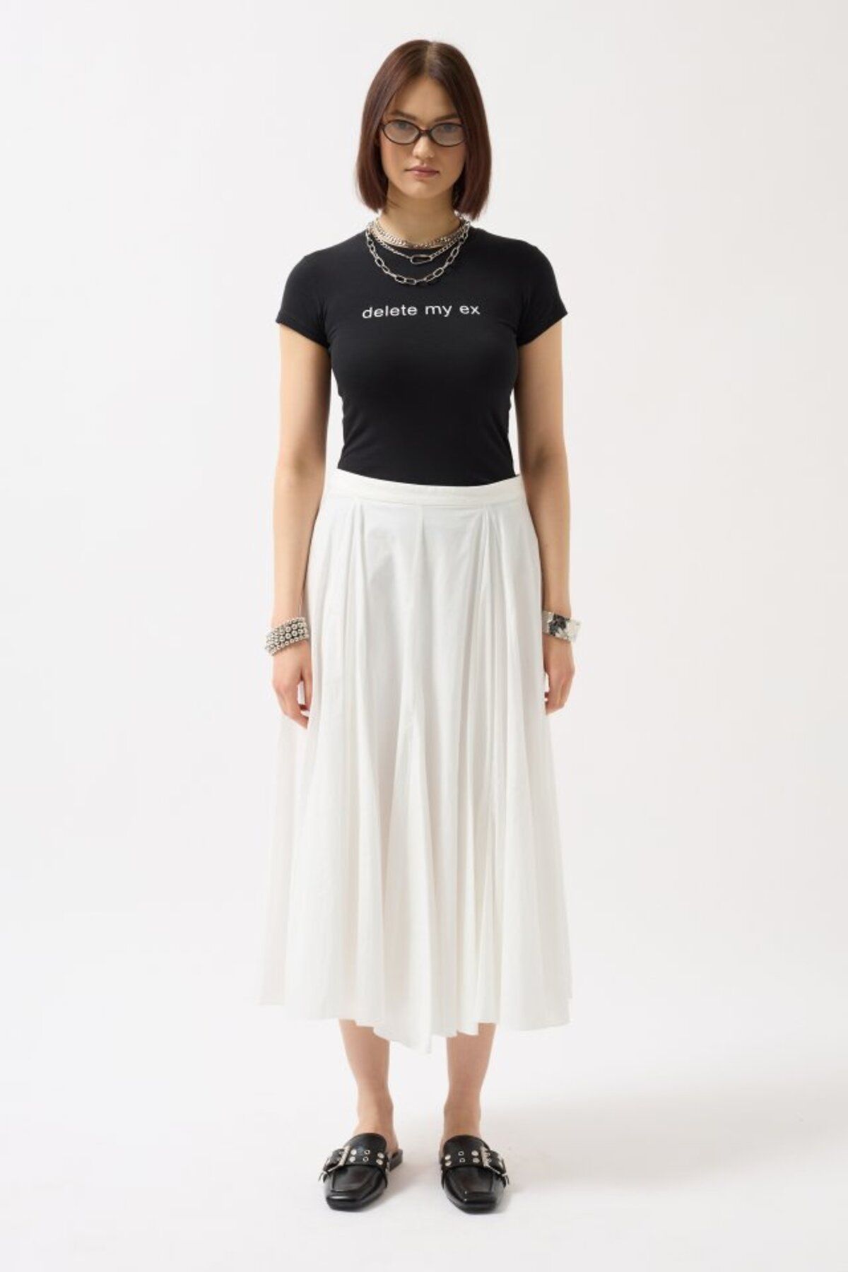 Albayrak Baskılı Likralı Crop T-Shirt