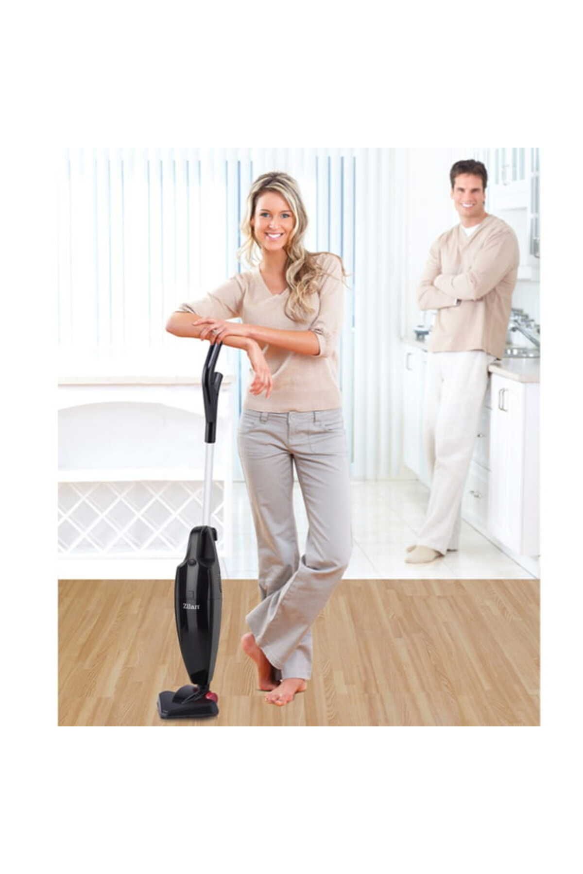 Zilan-Aspirator vertical ZILAN ZLN-1235,Negru Putere 800W, Fara sac, Recipient praf 2L, 8
