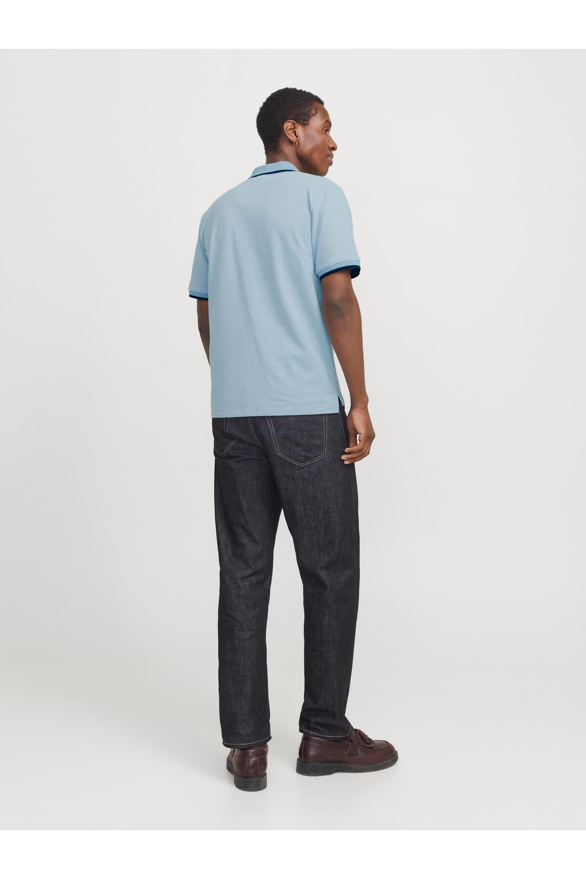 تیشرت یقه پلو مردانه راسته آستین کوتاه | جک اند جونز Jack & Jones TYCBF2F1AF0C57521C2627200 - تصویر 6