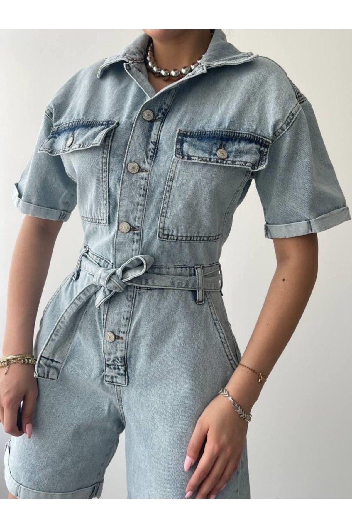 Simala Tone Denim Tulum