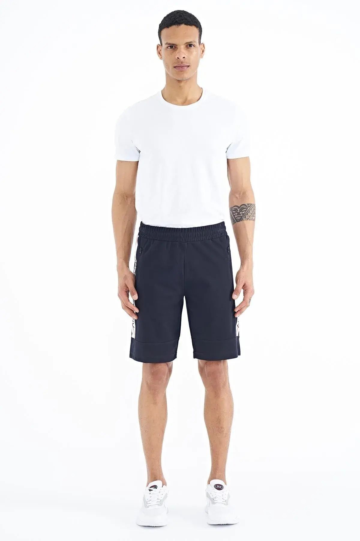 شلوارک و برمودا مردانه CLIVE NAVY BLUE STANDARD 81249 Air Jones