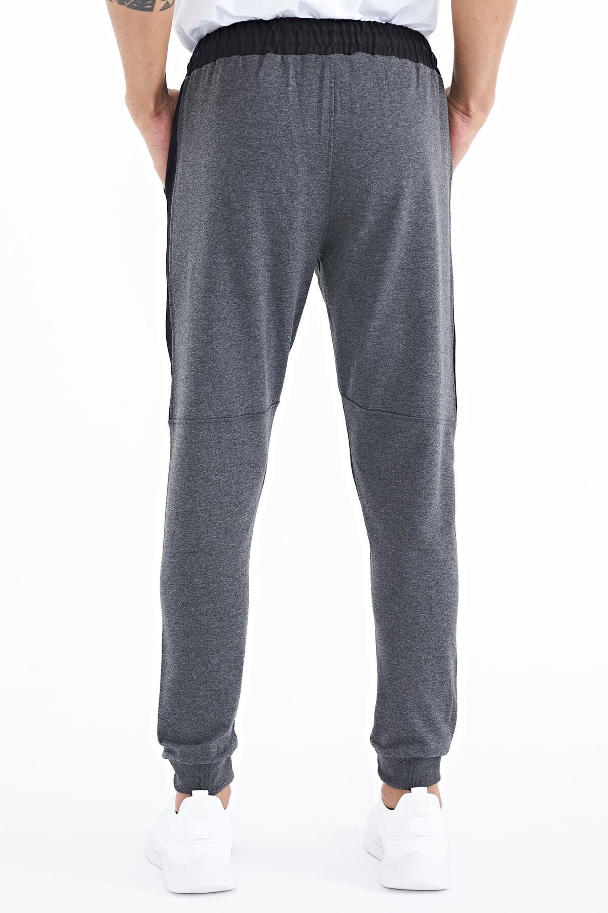 AIR JONES-Pantalon de trening pentru bărbați Paul Anthracite Melange Jogger - 84915 6