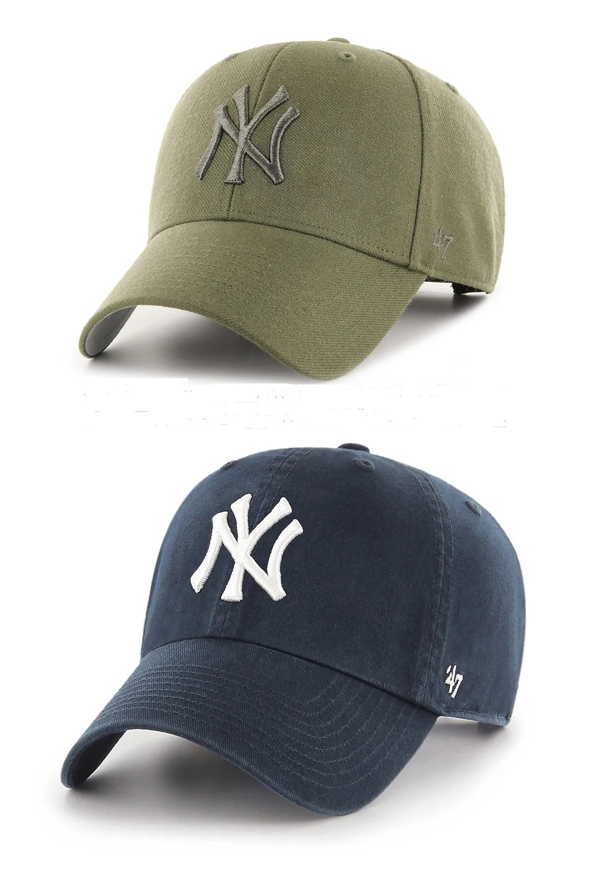 w white stars sports & wear Spor Şapka Unisex 2'li Takım Arkası Cırtlı Ayarlanabilir Takım Şapka White Stars