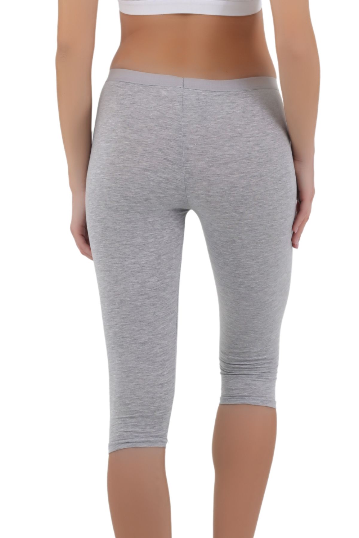CNT-Women's Short Leg Casual Leggings – Black, White, Gray |   S-M, L-Xl 4