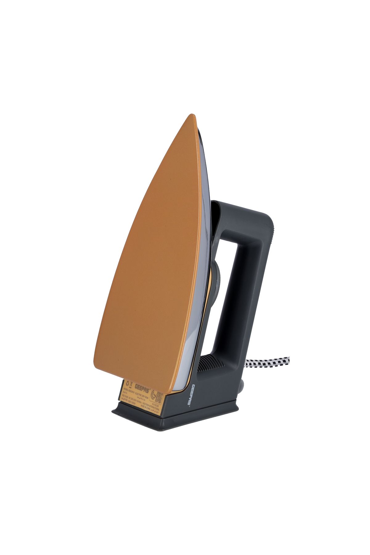 Geepas-1200W Dry Iron - Non-Stick Coating Plate & Adjustable Thermostat Control | Indicator Light-GDI23011 7