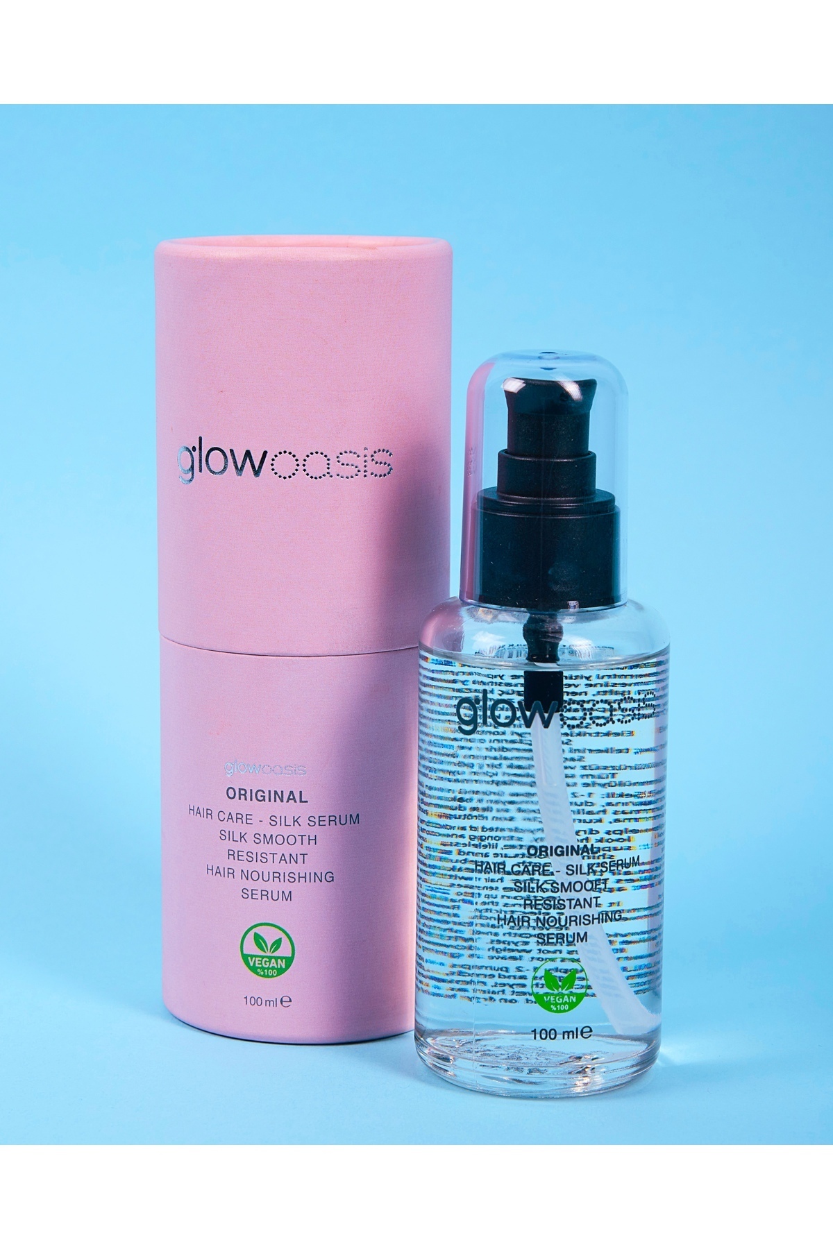 Glow Oasis Haır Care -sılk Serum Vegan Ultra Onarıcı Saç Bakım Serumu 100 ml — 8683723848009 — تصویر 2 از 3