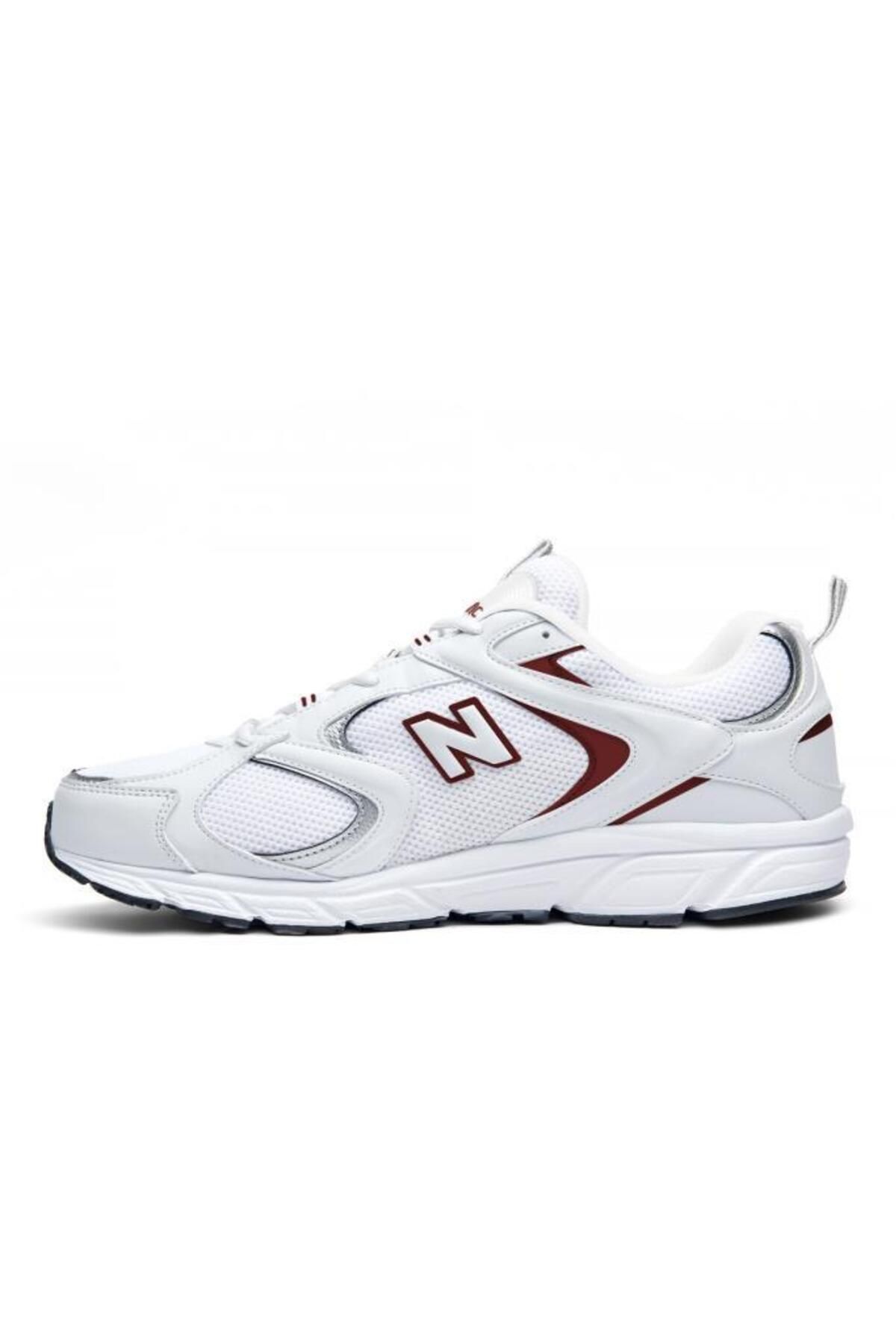 New Balance-408 Lifestyle Ml408Wr White & Red Unisex Daily Sports Shoes 2