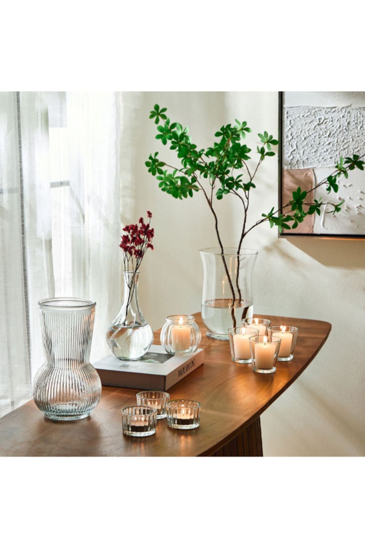 Home Box-Kler 3-Piece Candleholder Set - 5.4x5.4x3.6 4
