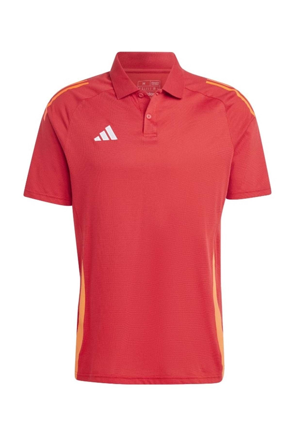 تیشرت مردانه یقه پولو تیرو 24 سی تی شرت قرمز adidas