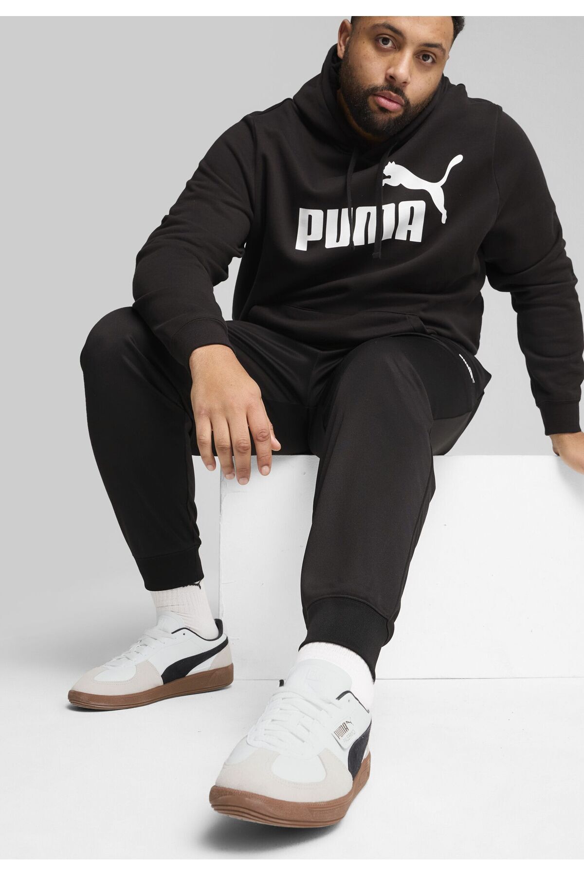 Puma-Essentials No.1 Logo Poly Ανδρικό παντελόνι 6