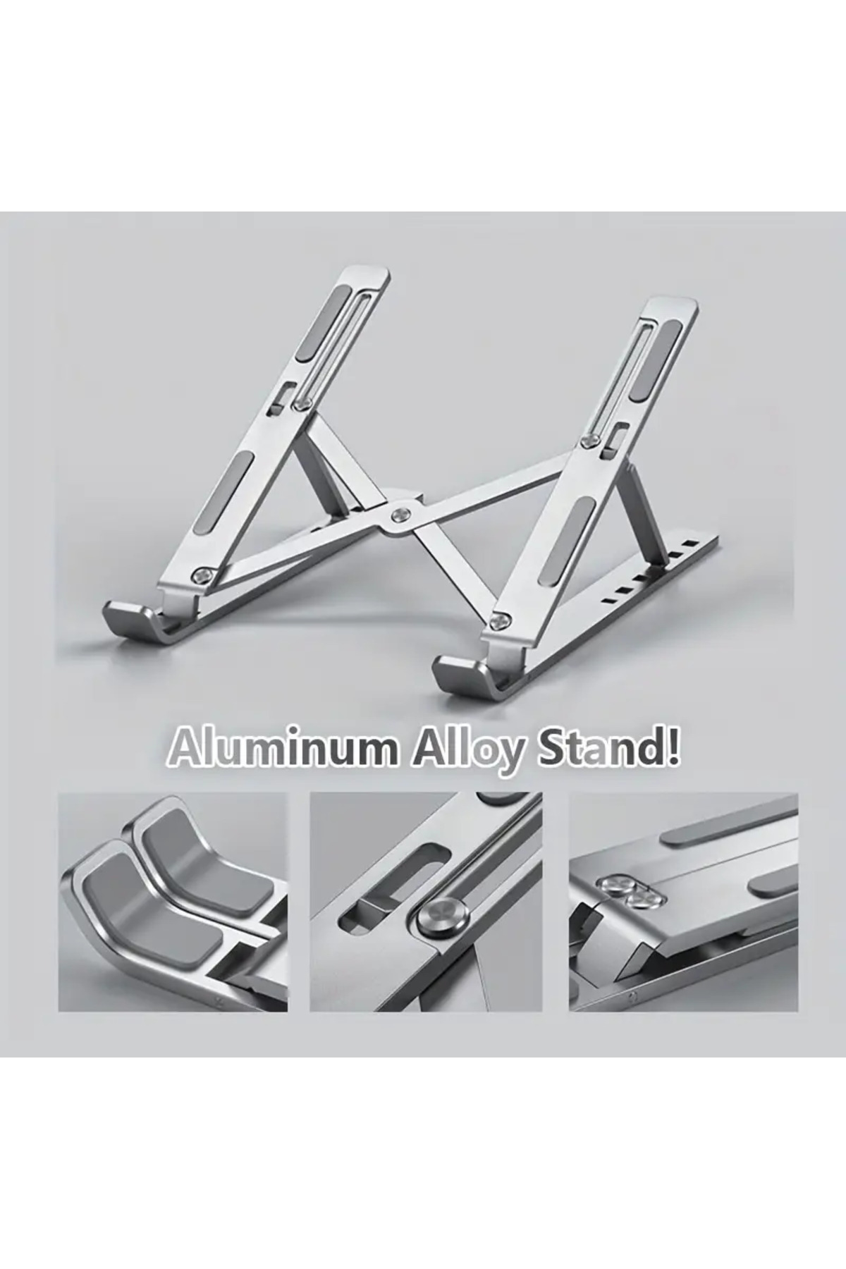 Genel Markalar Aliminyum Ayarlı Laptop Macbook Notebook Güncel Yükseltici Tutucu