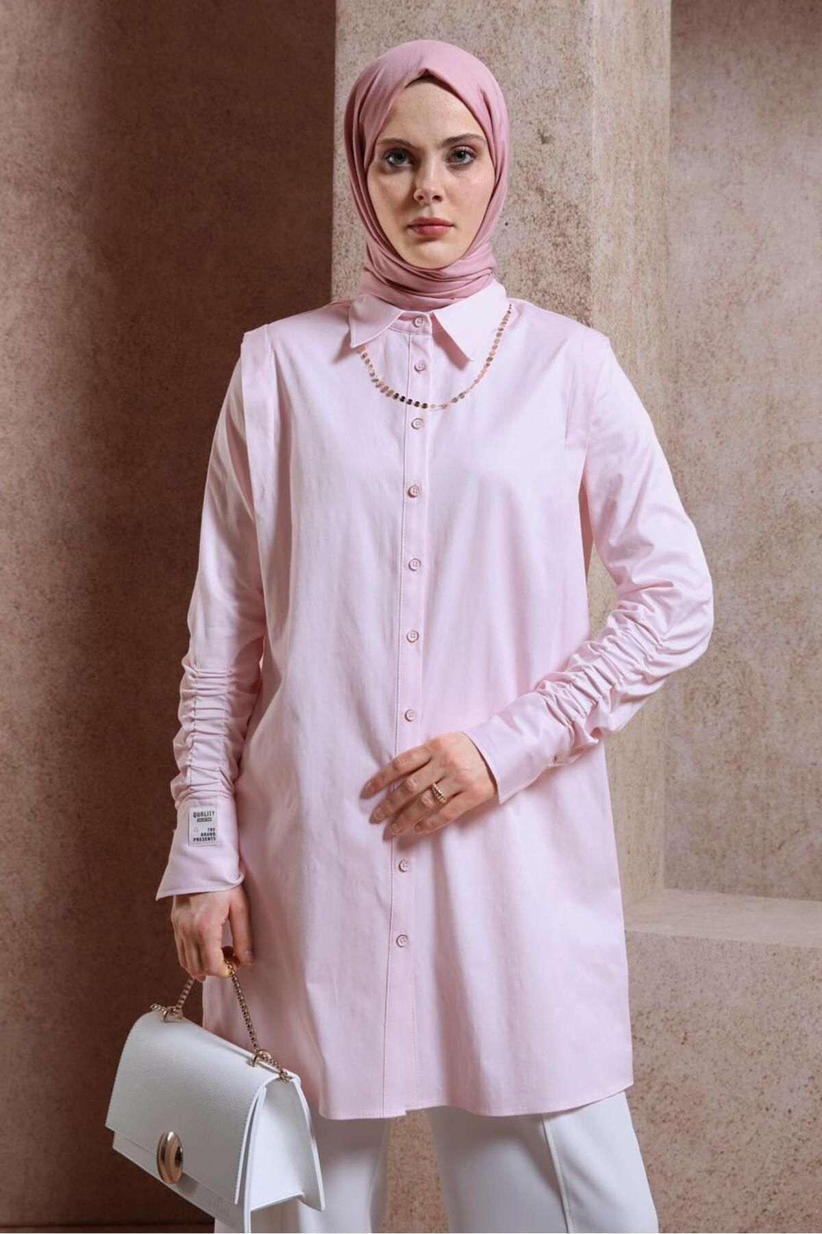 تونیک ساتن طرح دار 44466 Alvina