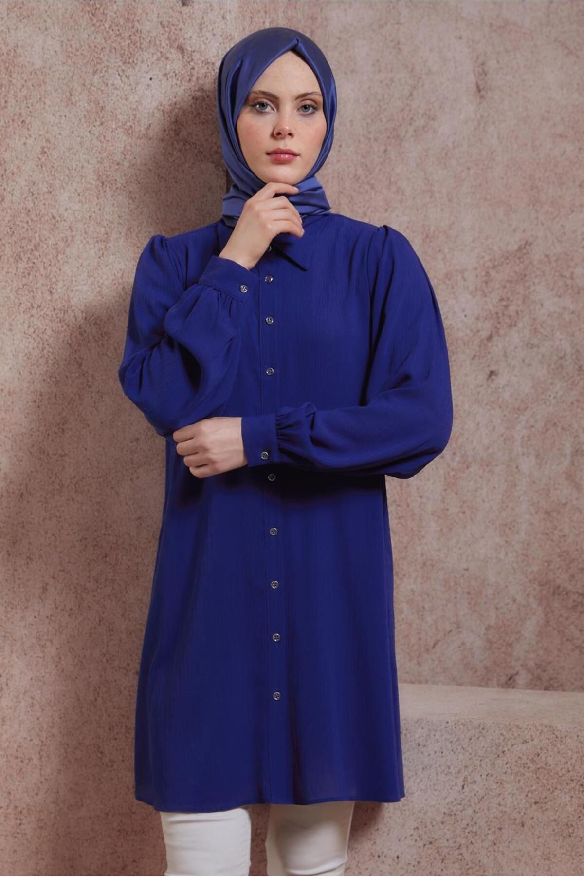 تونیک یقه پیراهن 44474 Alvina