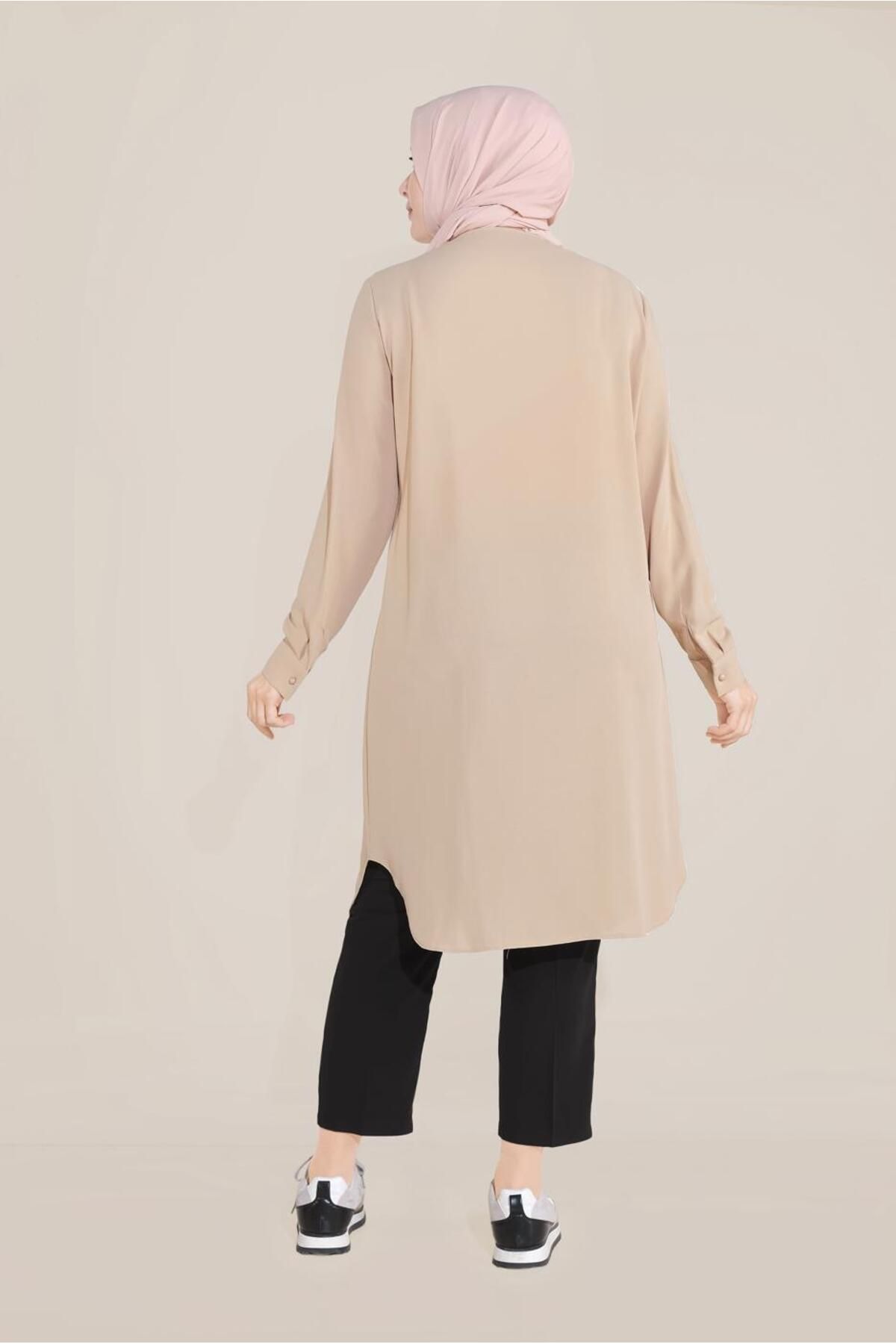 Alvina-20041 Model Hidden Zipper Tunic 3