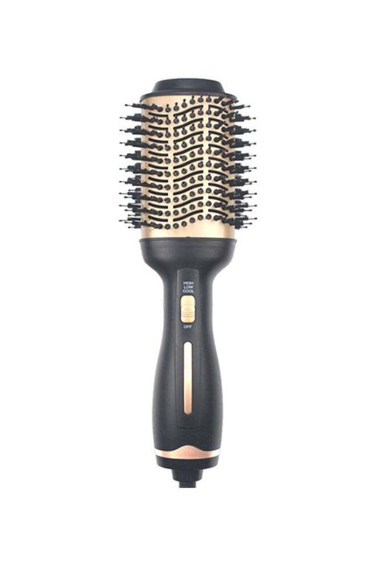COOYA-3 in 1 Portable Hair Dryer Brush,3-speed Adjustment,1000 Watt,for One-step Hair Styling,Gold 1