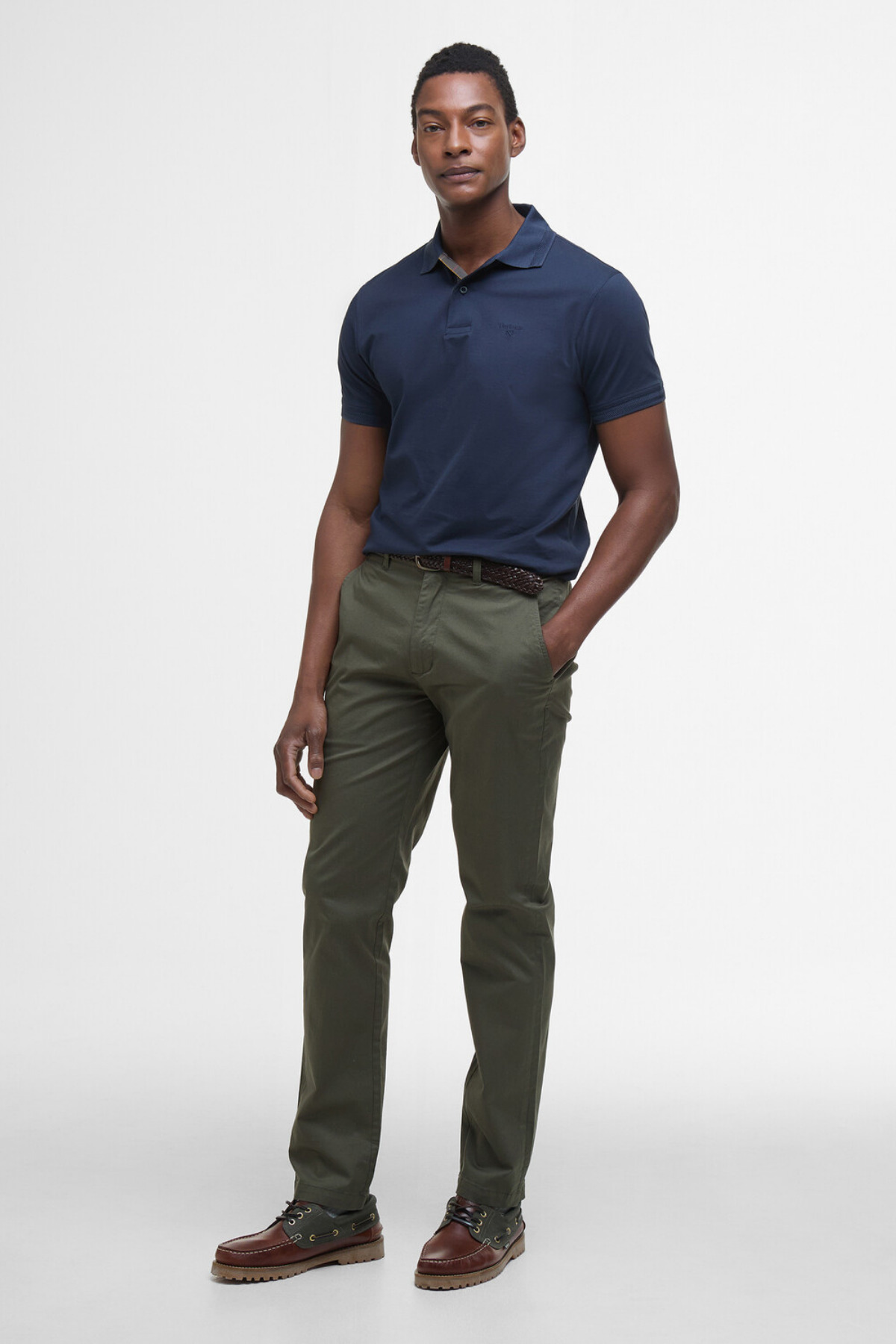 شلوار مردانه راسته فاق نرمال | باربور Barbour MTR0757-GN84 - تصویر 3
