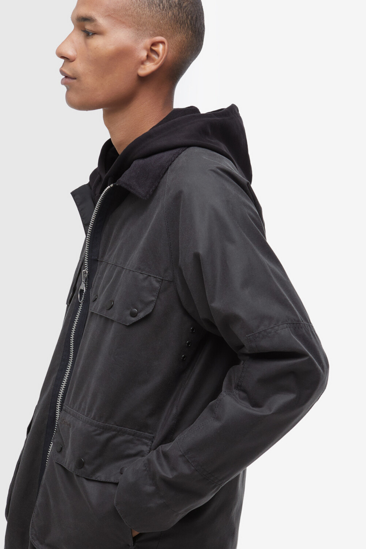 کت تک مردانه راسته آستین بلند | باربور Barbour MWX2446-0024 - تصویر 4