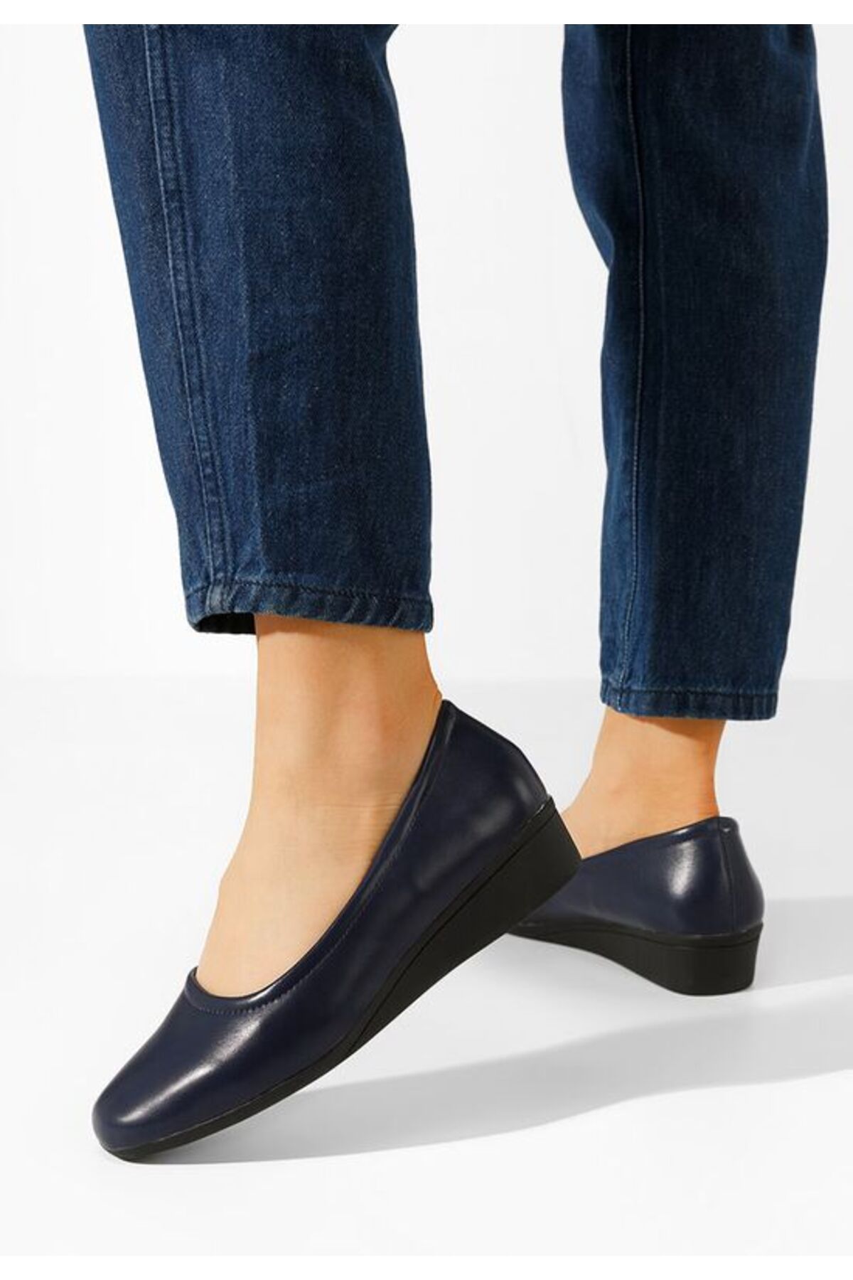 B T Shoes-Balerini dama Belimia marina 2