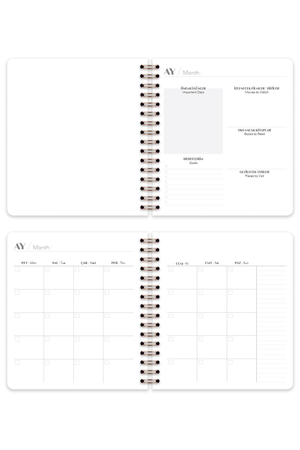Matt Notebook-جدول أعمال ساحة مخطط غير محدد 7
