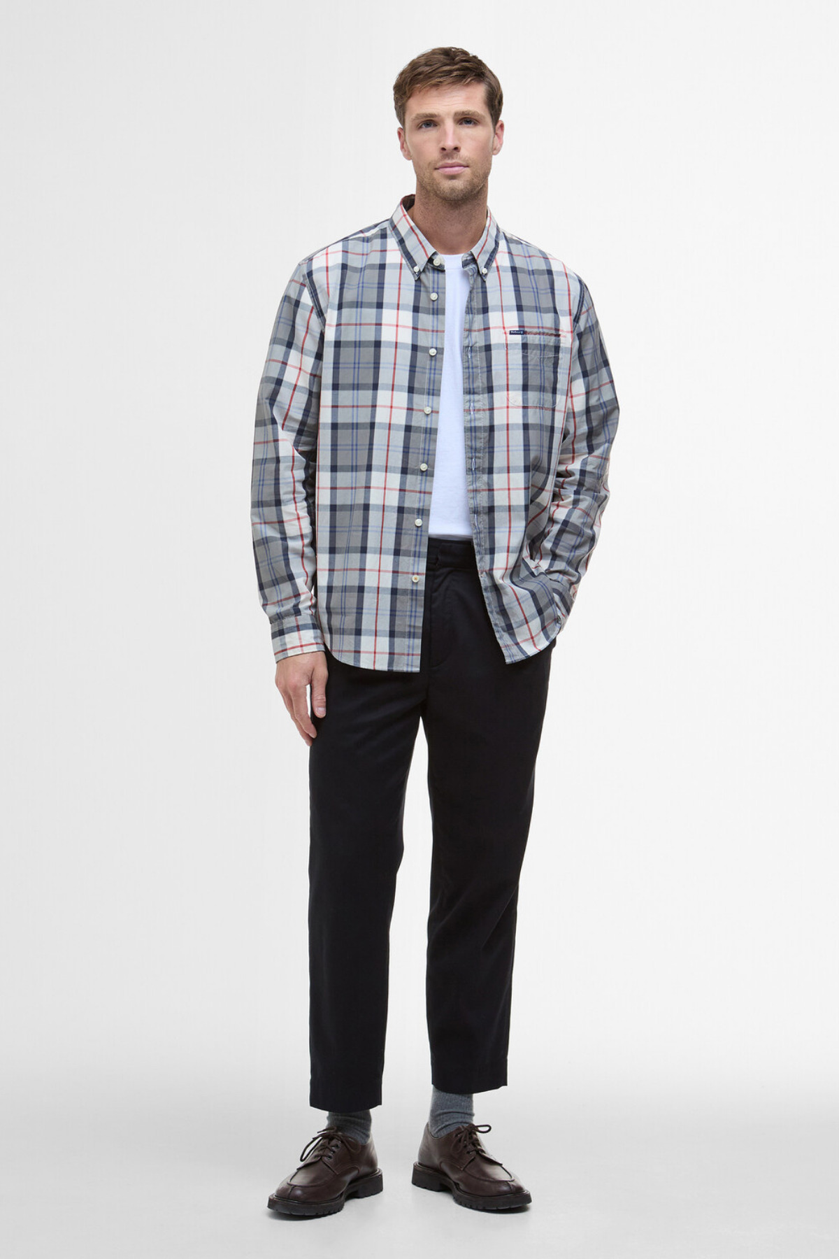 پیراهن مردانه آستین بلند | باربور Barbour MSH5583-0017 - تصویر 3