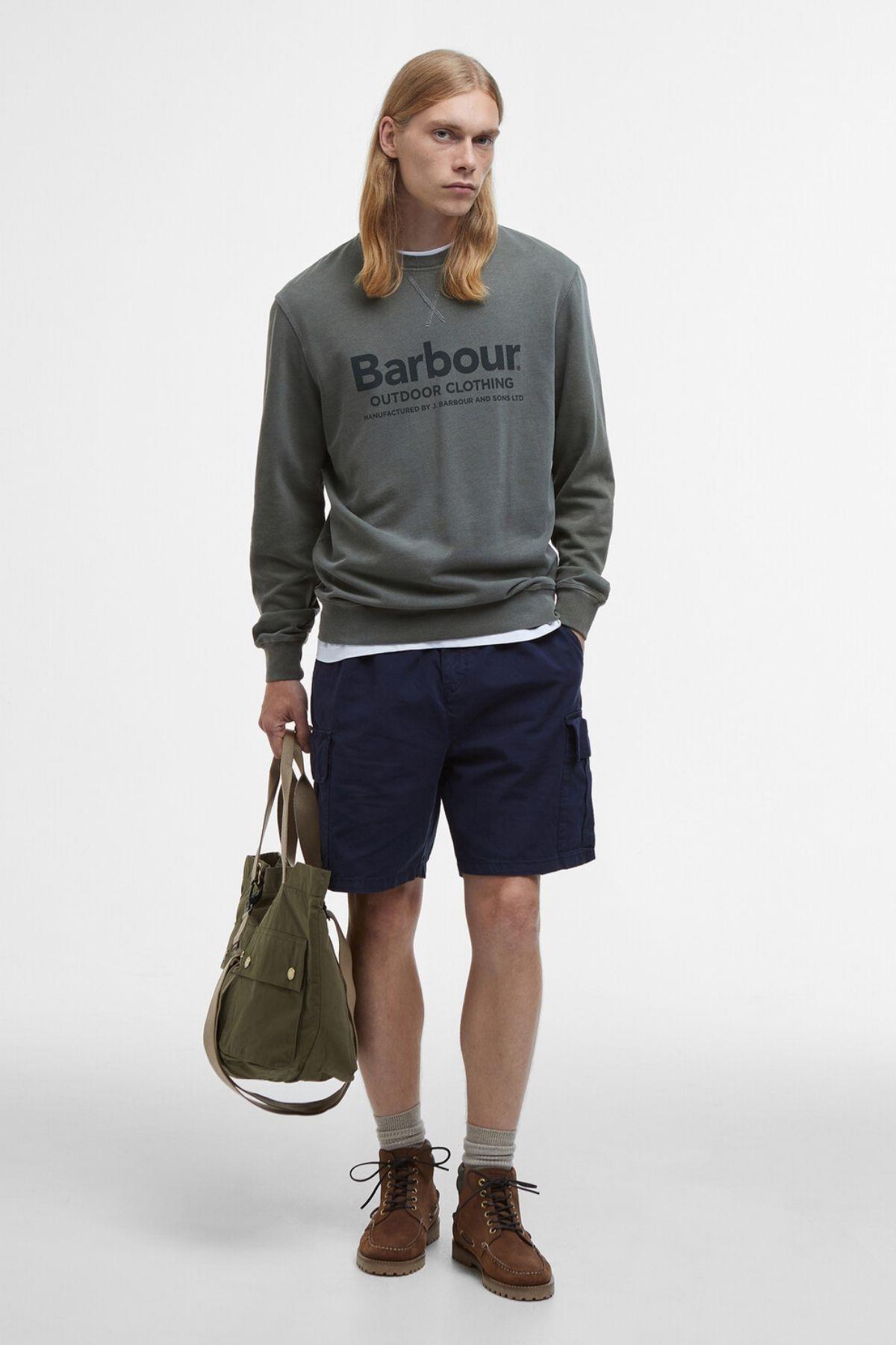 بافت مردانه طرح دار آستین بلند | باربور Barbour MOL0675-0034 - تصویر 3