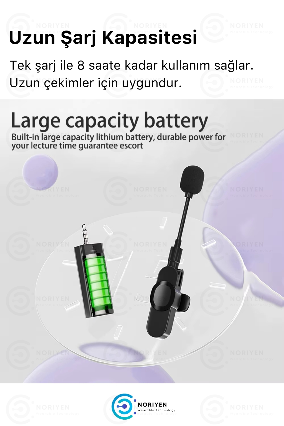 Pro Model Aux Girişli Kablosuz Yaka Mikrofonu Influencer Youtuber Tiktok Röportaj İçin K35D Mikrofon