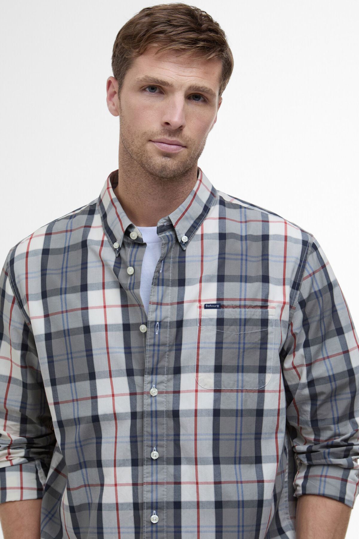 پیراهن مردانه آستین بلند | باربور Barbour MSH5583-0017 - تصویر 5