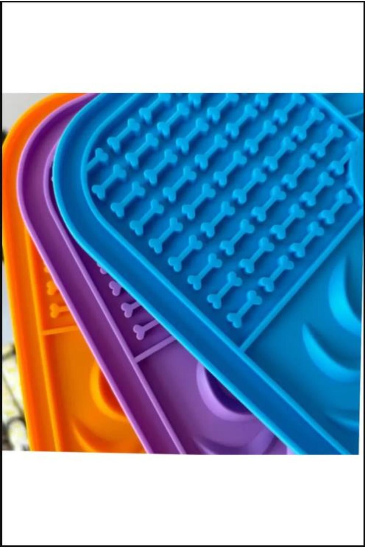 Hayveys home-Cat Dog Eating Food Mat Eating Food Lick Bowl 3