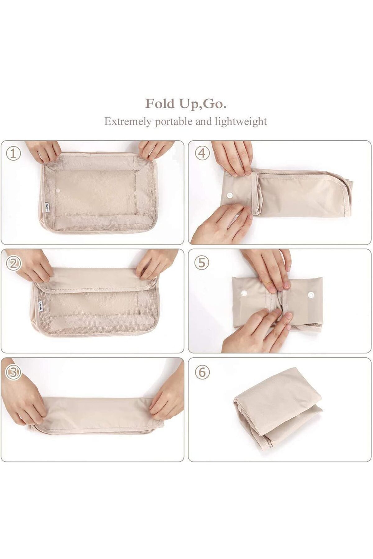 COOYA-7-Piece Travel Organizer Luggage Set,Top Visible Mesh,Transparent & Breathable,Waterproof Fabric 5