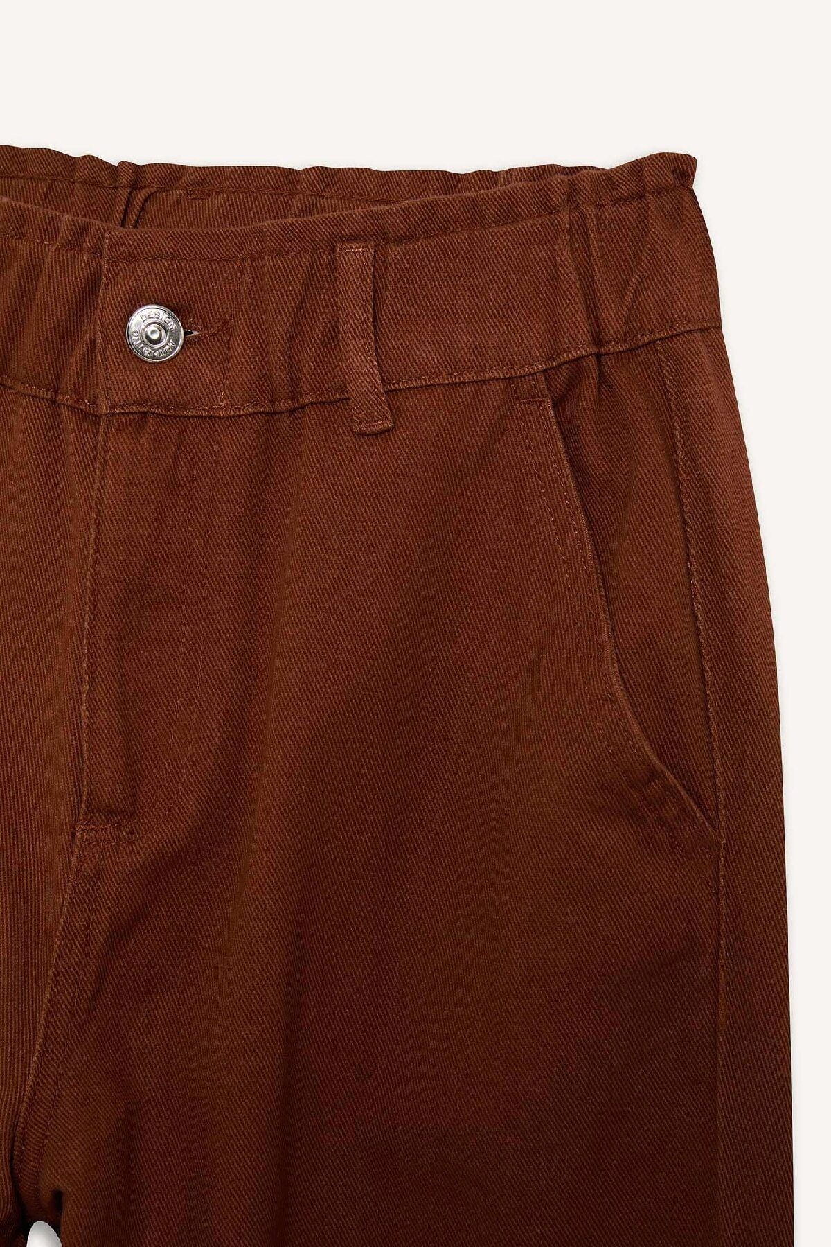 DeFacto-Paperbag Gabardine Fabric Trousers with Pocket Standard Leg S2790Az25Sp 7