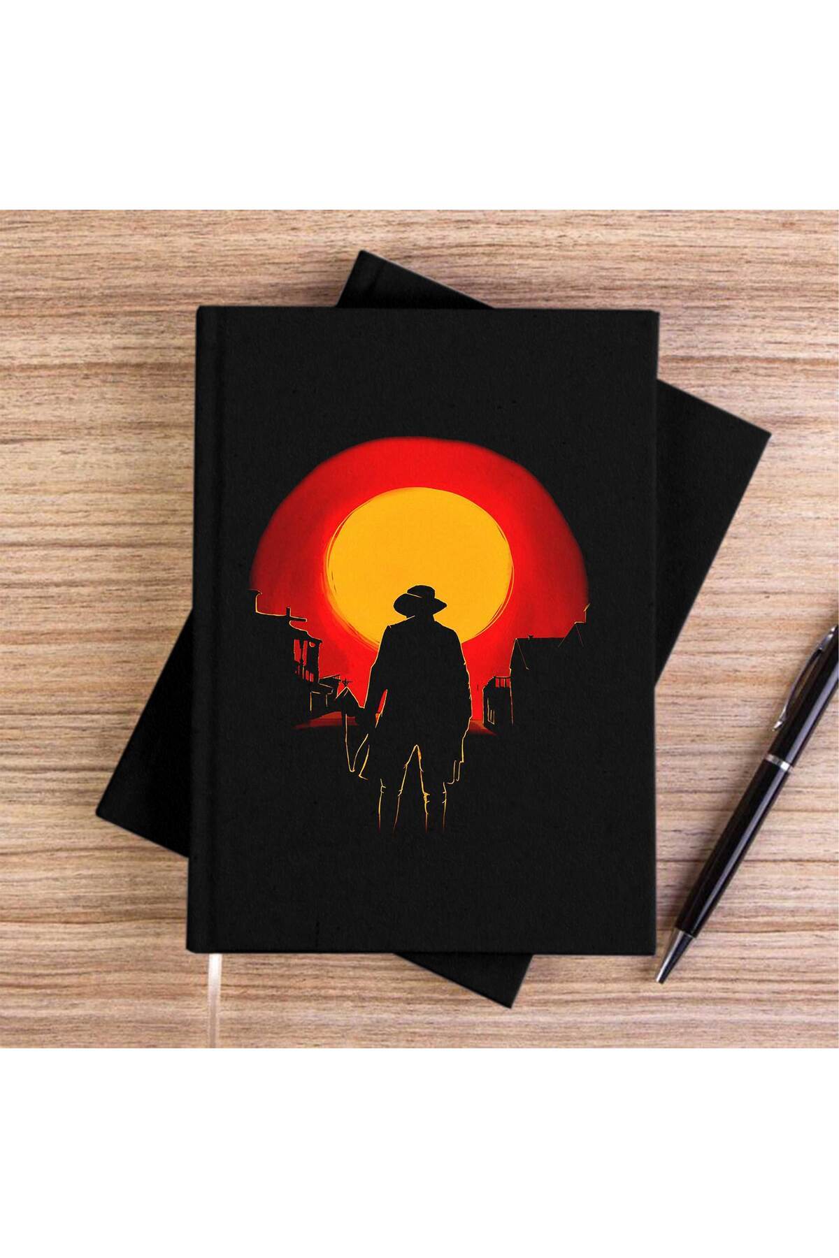 Z zepplin-Red Dead Redemption 2 Arthur Morgan Caiet de pânză neagră 1