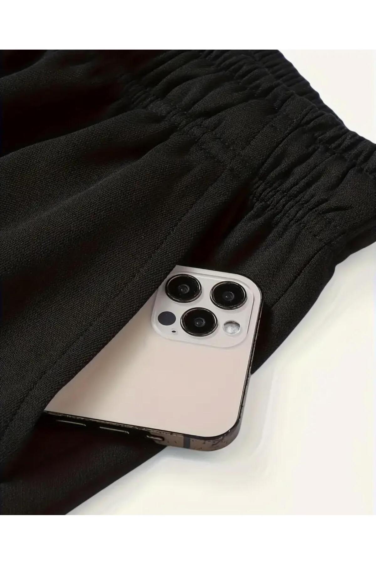 UYN SPORT ERKEK Siyah Jogger Paça Sport Eşofman Altı görsel 2