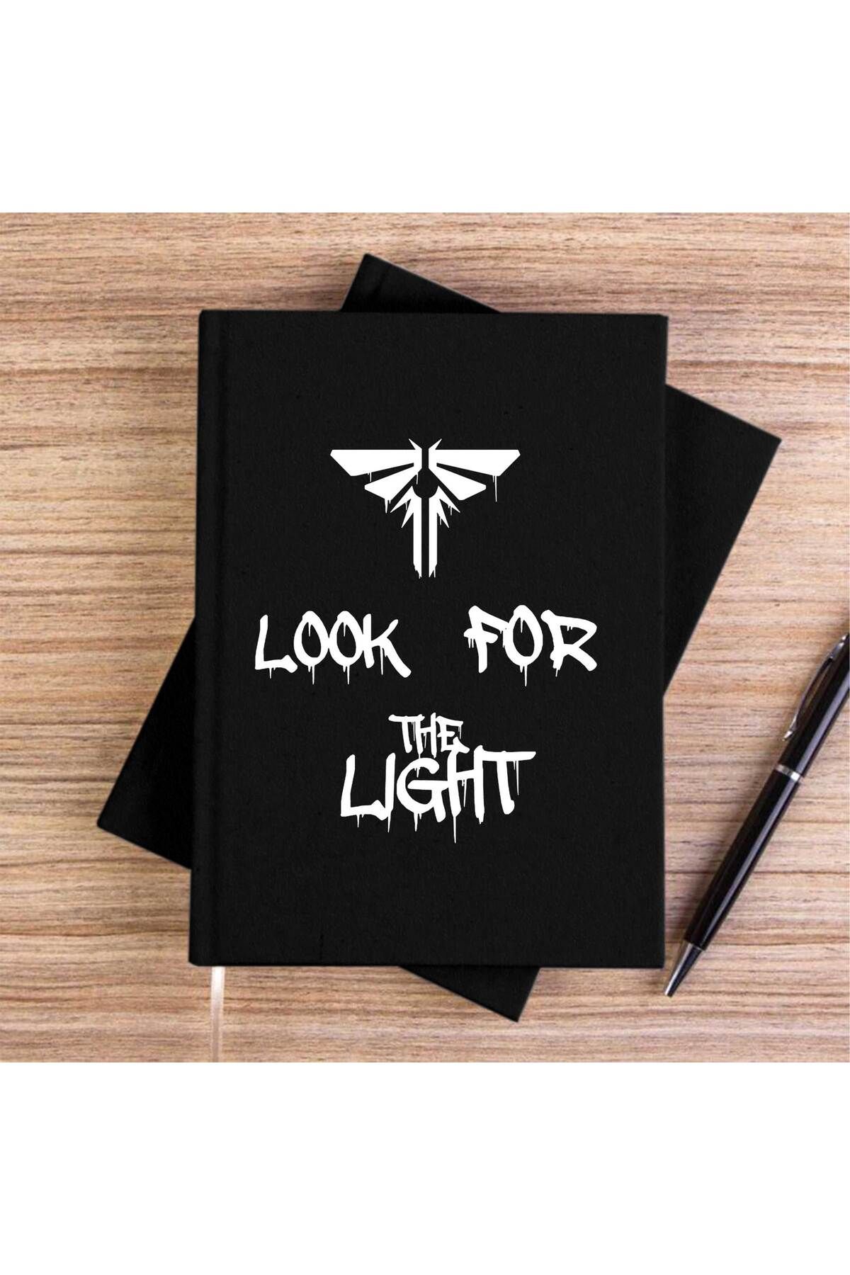 Z zepplin-The Last of Us Look for the Light Black Canvas Notebook 1