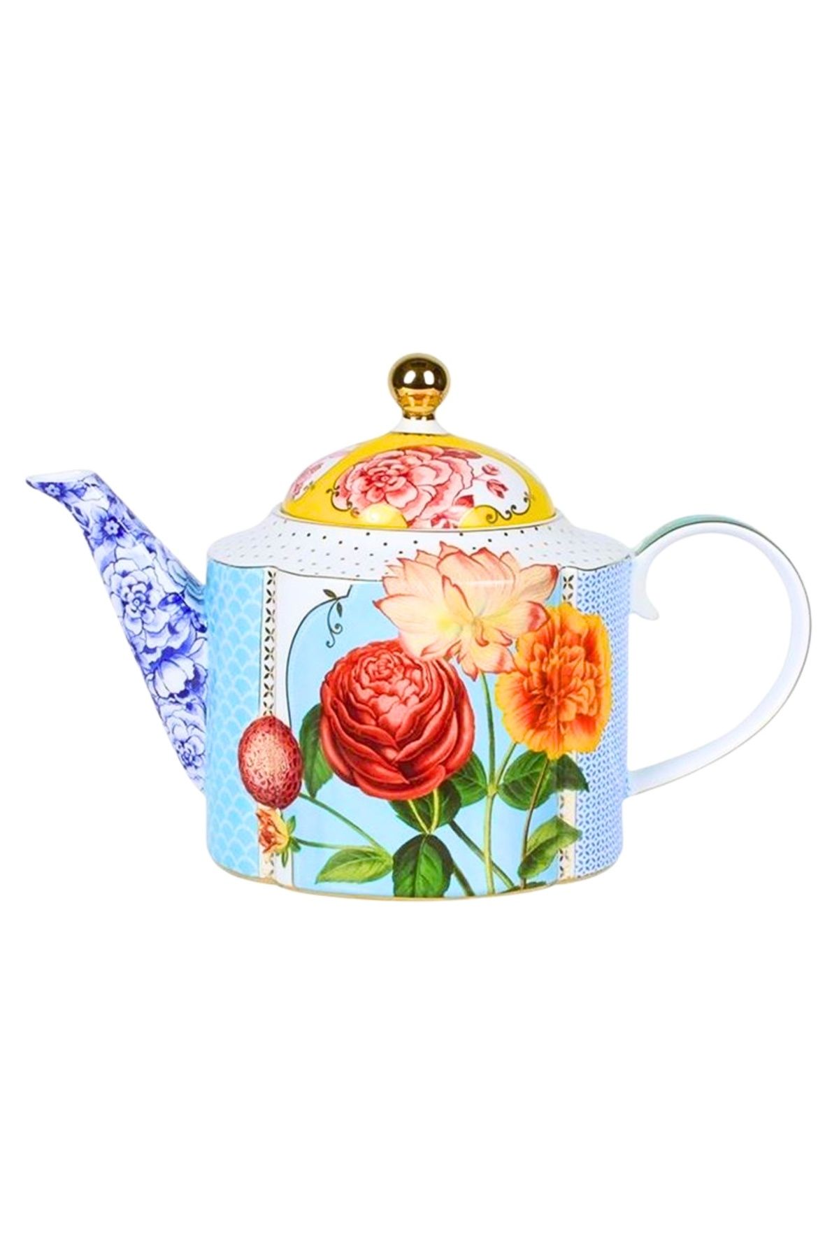 Pip Studio-Porcelain teapot, Pip Studio, 1650 ml, Royal Multi collection 1