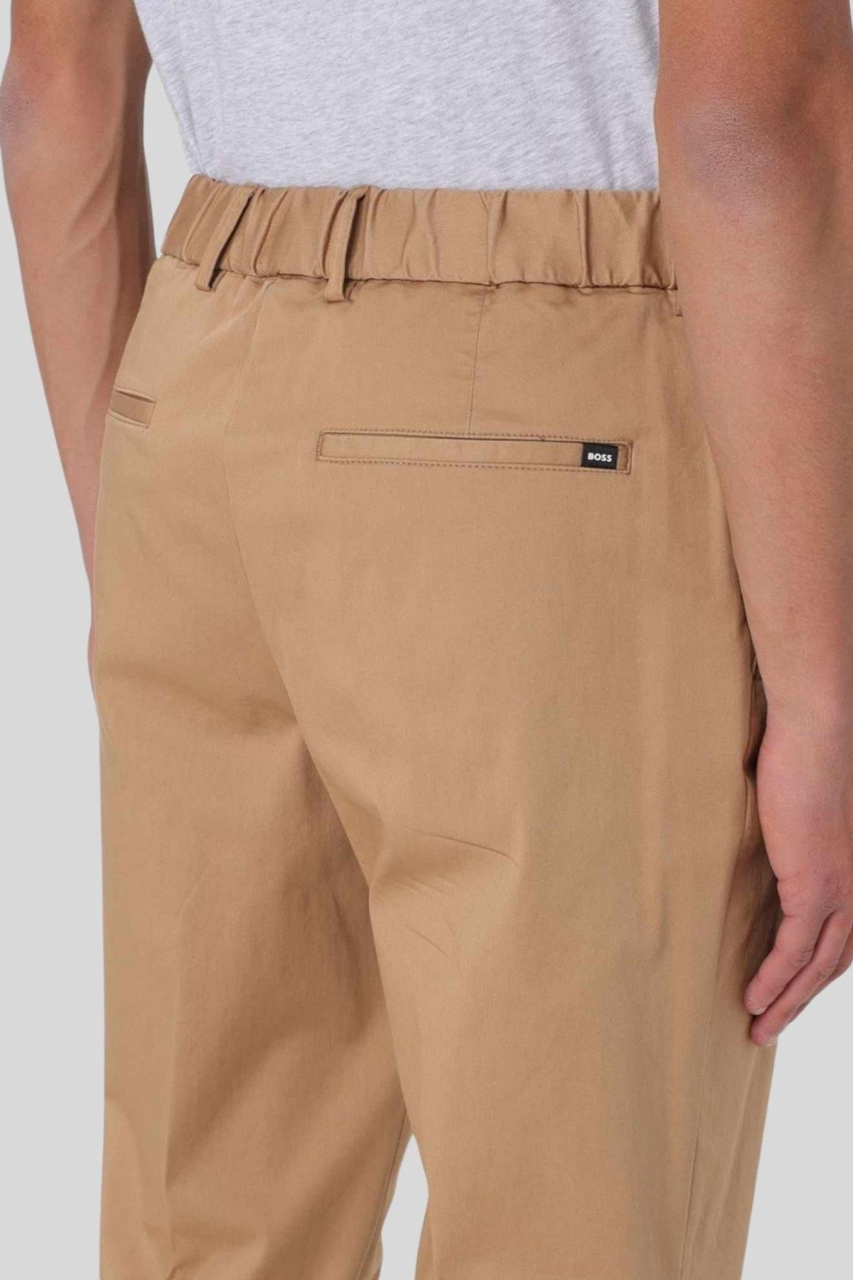 شلوار مردانه مناسب بژ اورجینال Hugo Boss