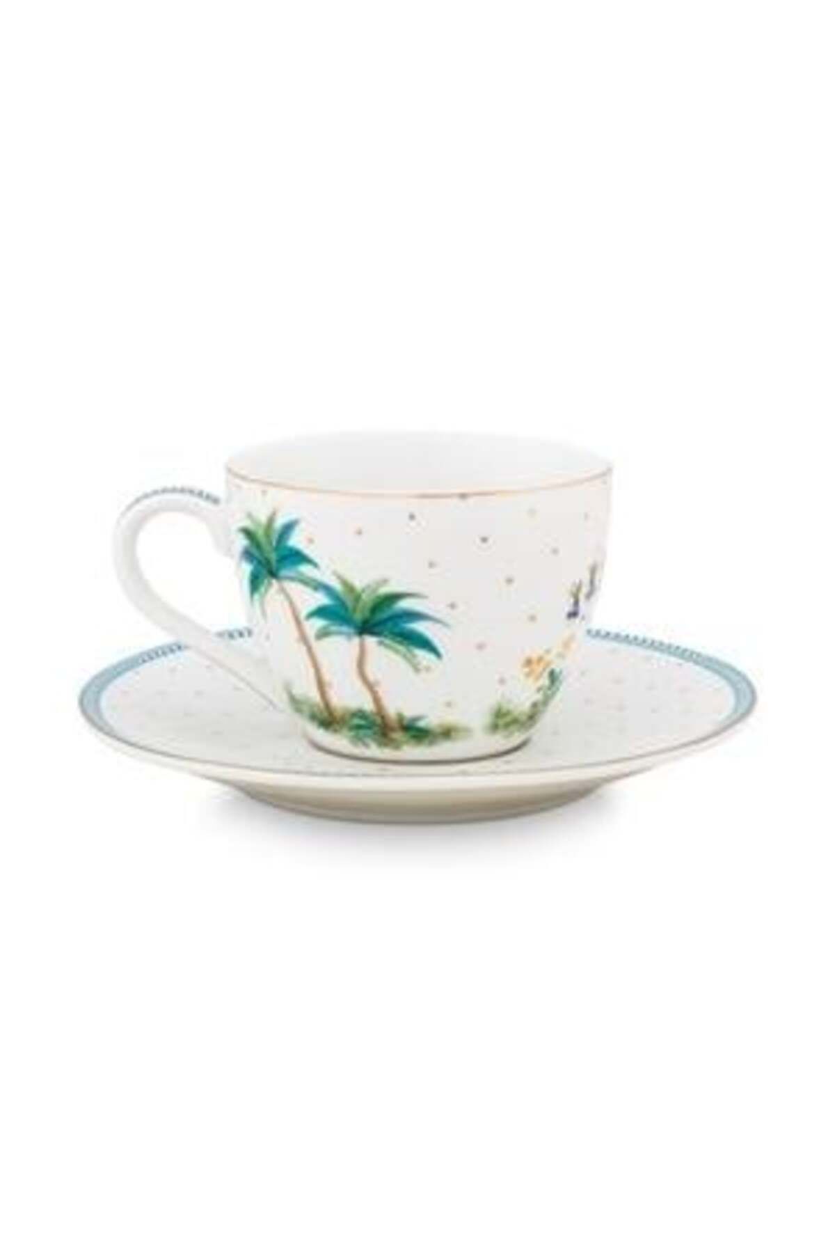 Pip Studio-Set of 2 cups with saucers, porcelain, Pip Studio, 120ml, Jolie White collection 4