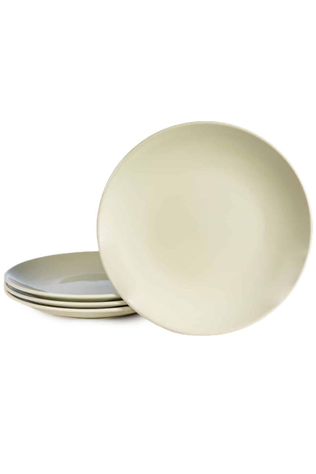 Cesiro Set 4 Farfurii Intinse Crem Ivoire, 26 Cm - One Size