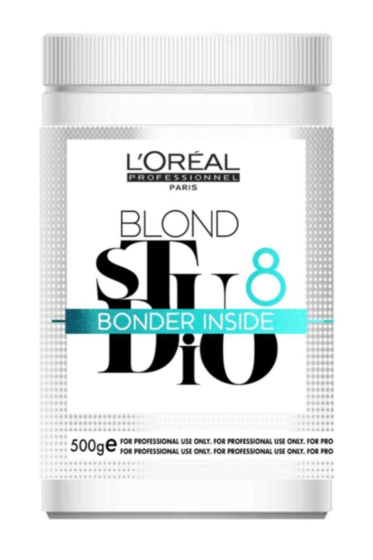 L'oreal Professionnel Loréal Blond Studio Bonder Inside Yüksek Performanslı Toz Açıcı 8 - 500 ml - Güçlü Renk Açma Ve Koru