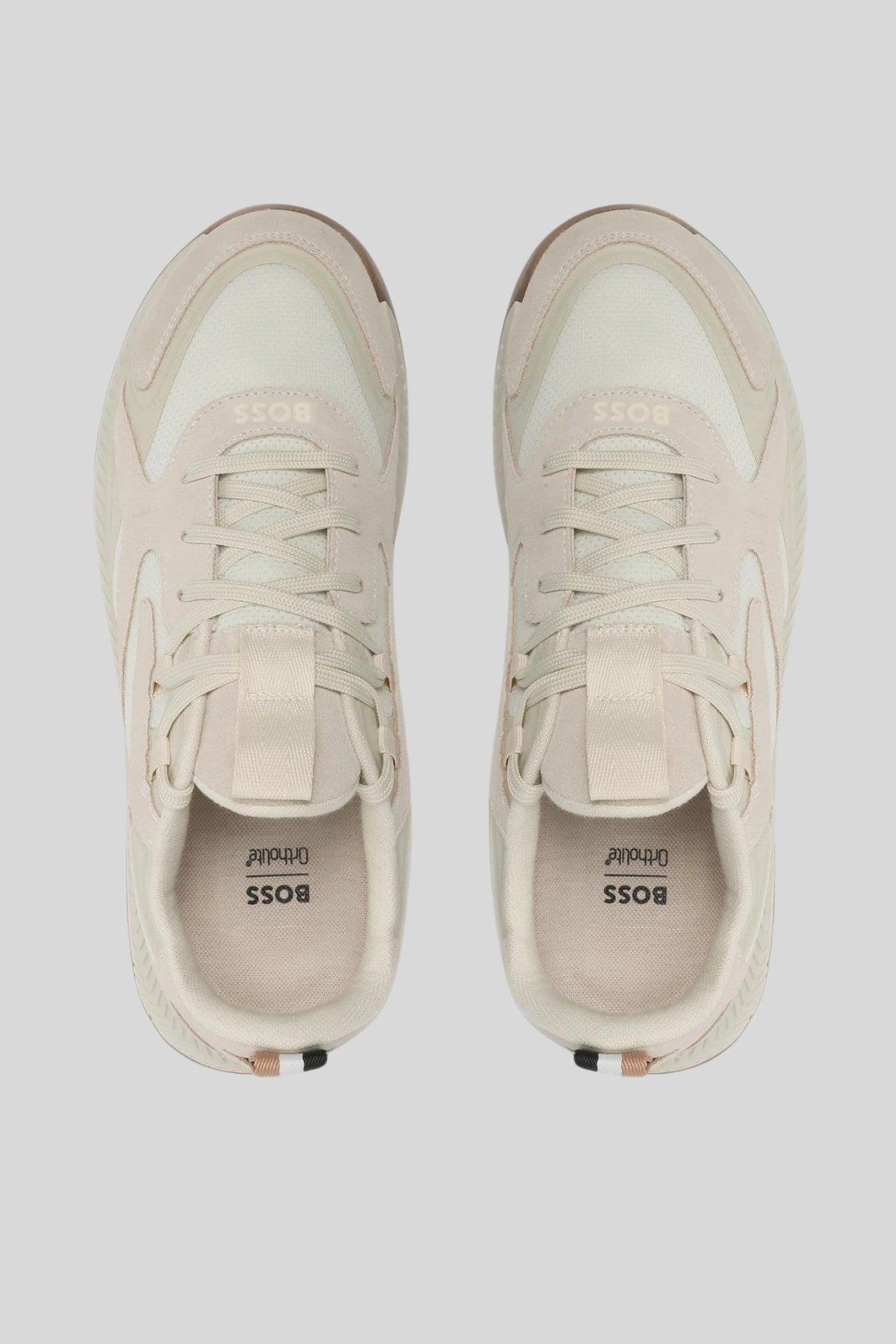 باس کفش کتانی مردانه تیتانیومی بژ