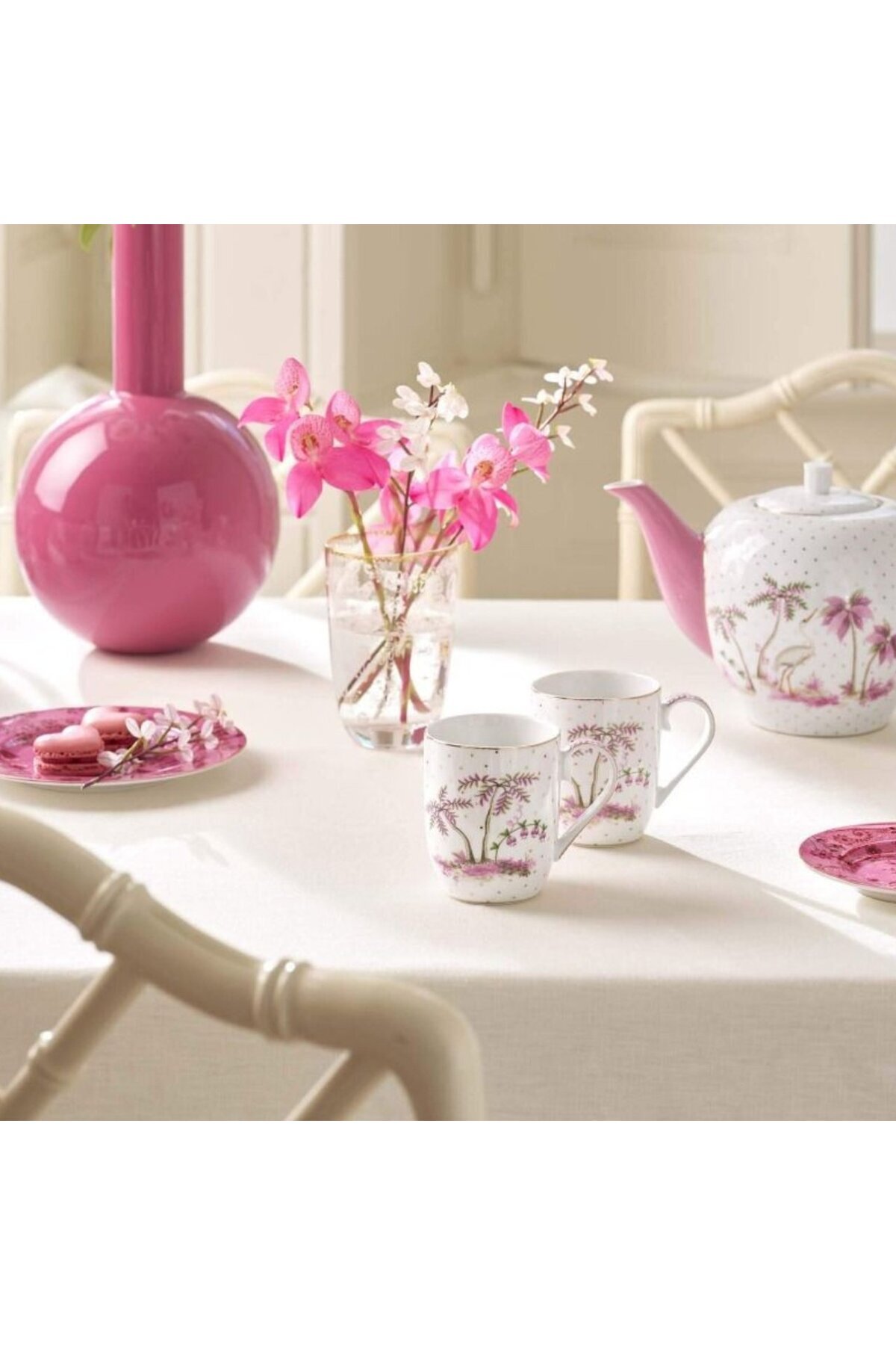 Pip Studio-Set of 2 cups, porcelain, Pip Studio, Dots Gold Pink, 145 ml, Jolie collection 2