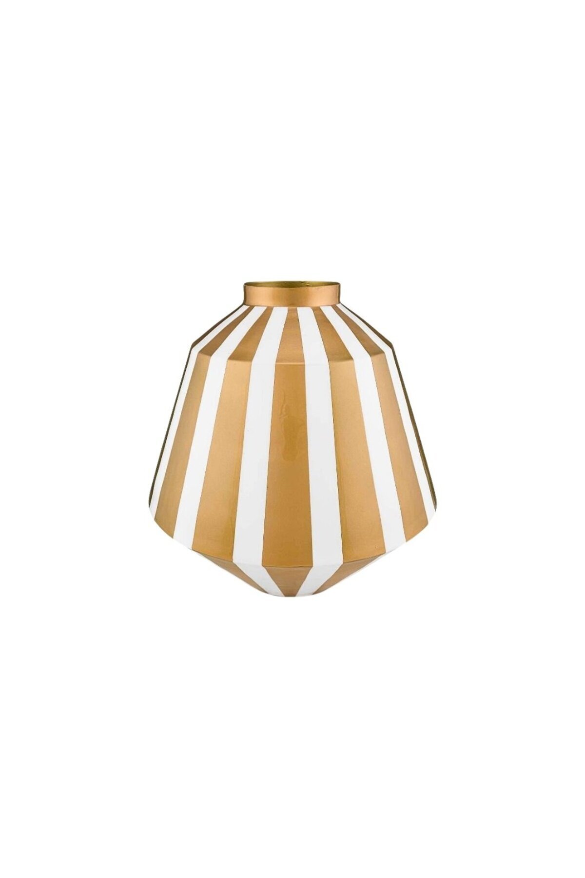 Pip Studio-Vaza decorativă, din metal, Pip Studio, White-Gold, 35 cm, colecția Royal Dot Delight 1