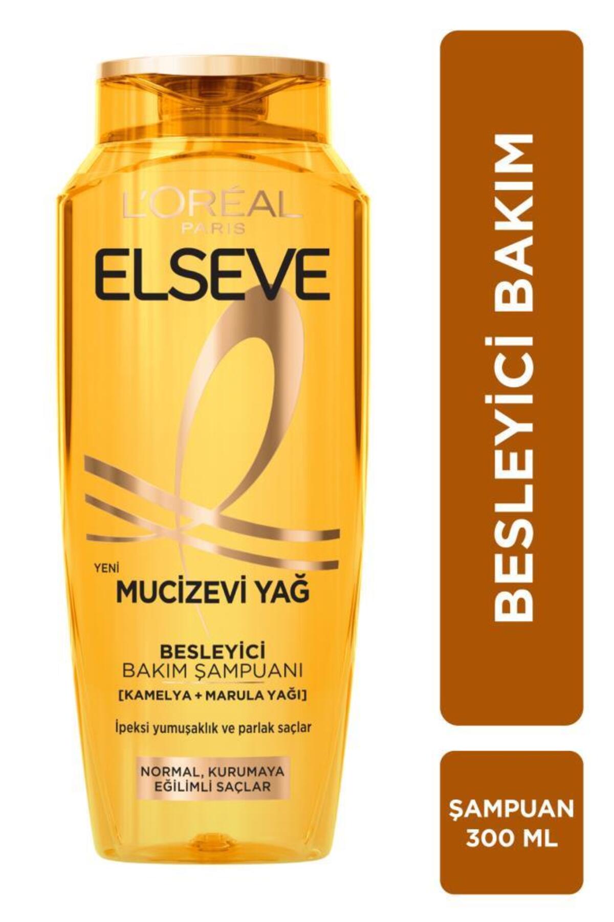 3lü Elseve Mucizevi Yağ Besleyici Bakım Şampuanı 300 ml