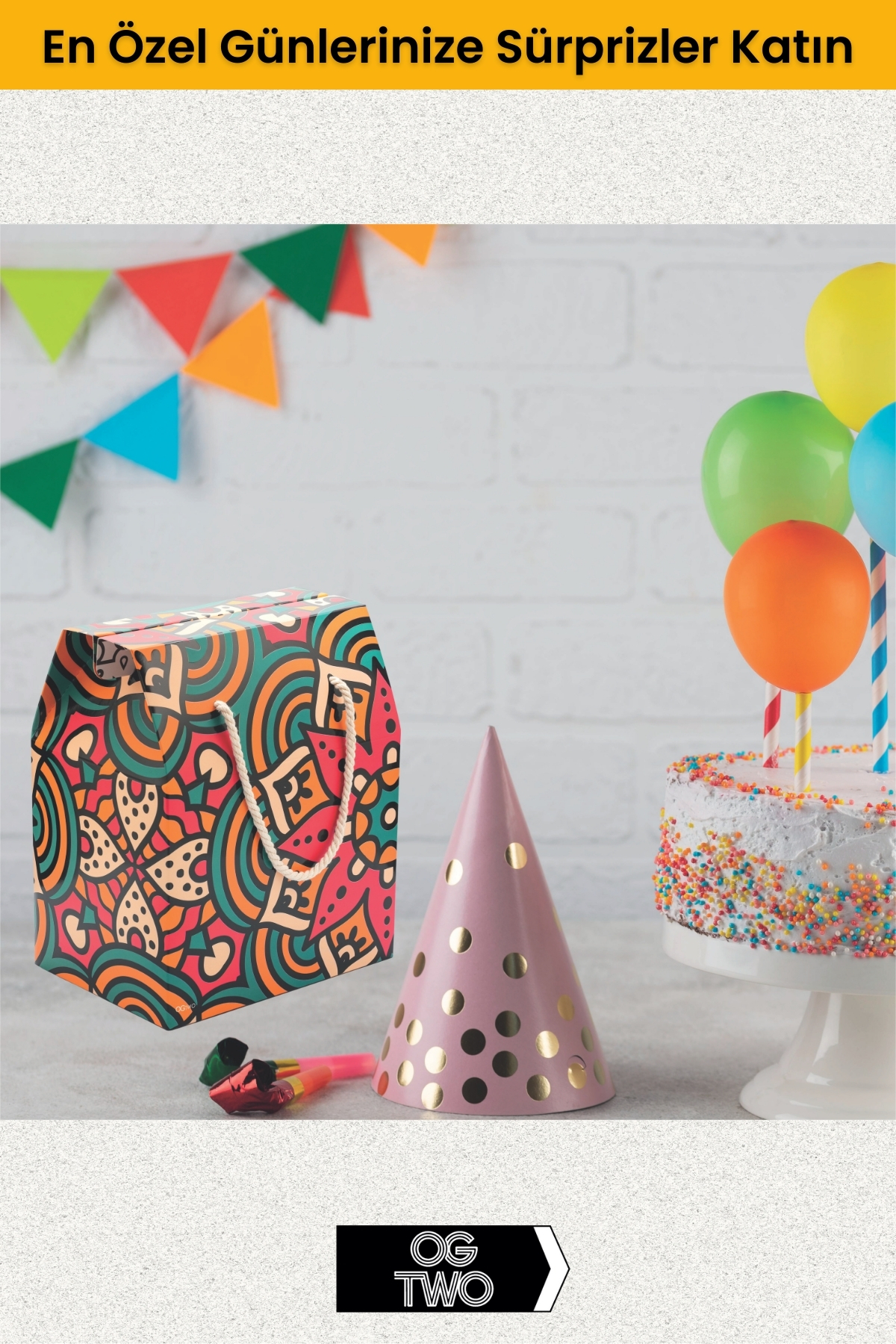 OGTWO Premium Konsept Tasarım Hediye Kutusu & Çanta Boş Karton Hediye Paketi Hediyelik Kutu - 24x14x20cm fotoğrafı 7 (önizleme)