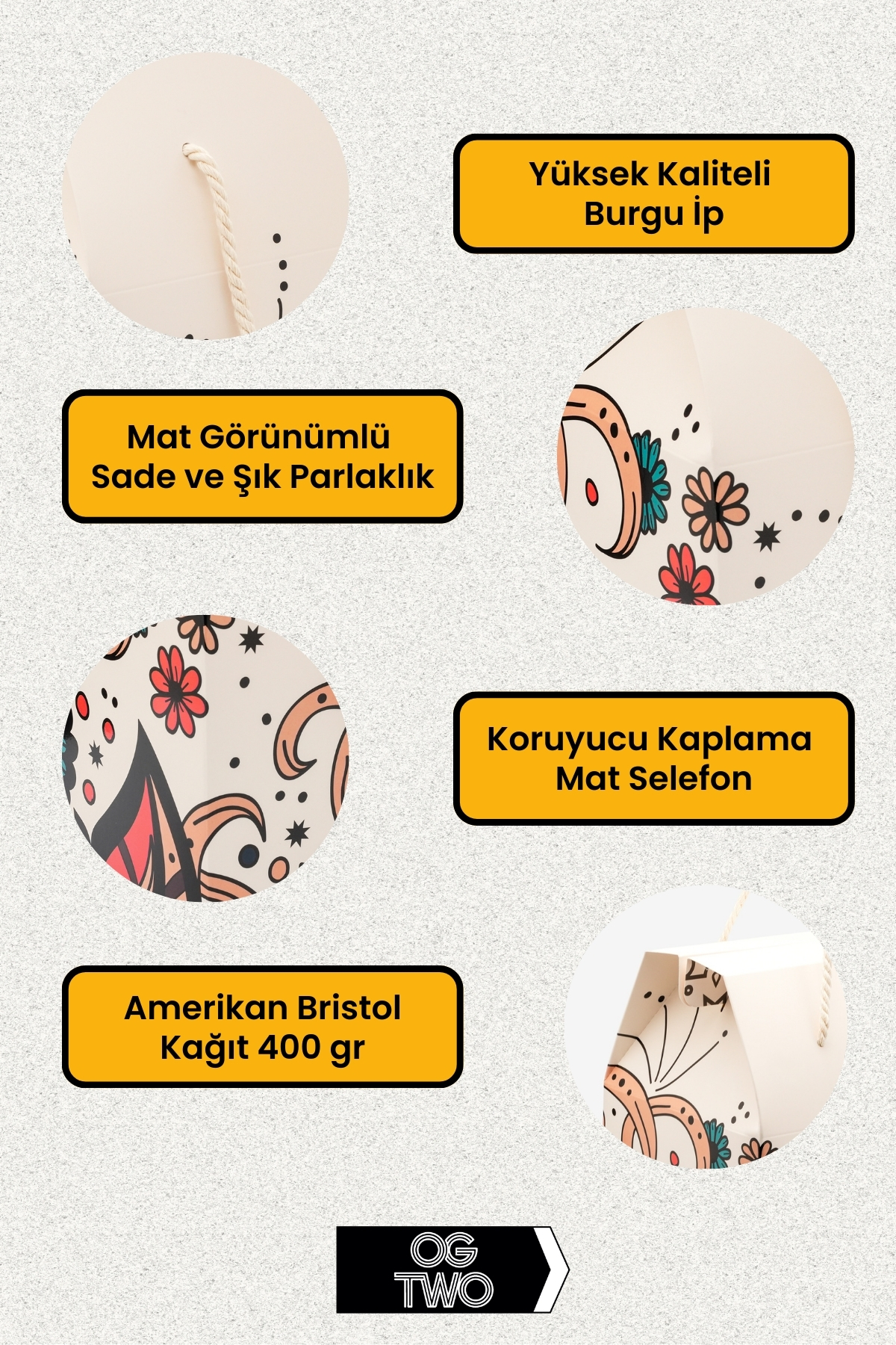 OGTWO Premium Konsept Tasarım Hediye Kutusu & Çanta Boş Karton Hediye Paketi Hediyelik Kutu - 24x14x20cm fotoğrafı 6 (önizleme)