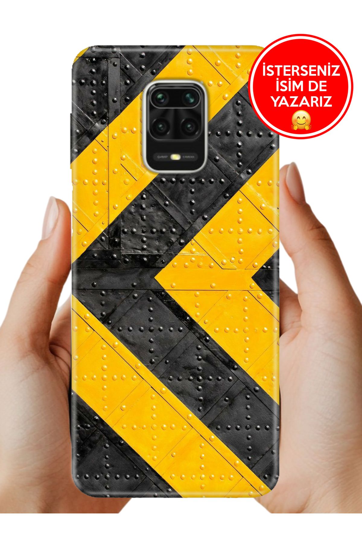 Cekuonline Xiaomi Redmi Note 9 Pro 9S Kılıf FullCover Resimli Desenli Silikon Çok Tehlikeli