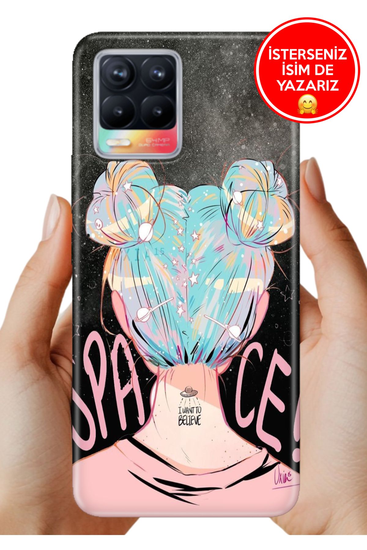 realme 8 / 8 Pro Kılıf Realme Tam Rubber Esnek Silikon Full Koruma Spaces