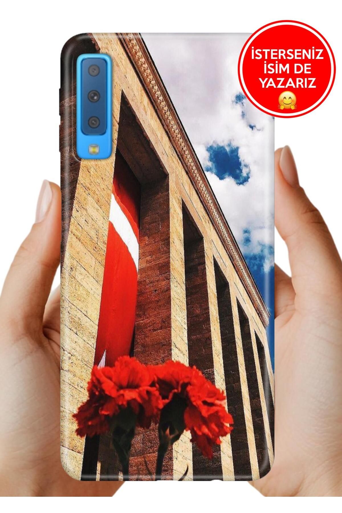 Cekuonline Samsung Galaxy A7 2018 Kılıf UvBaskı Özel-Tasarım Silikon Anıtkabir 1938