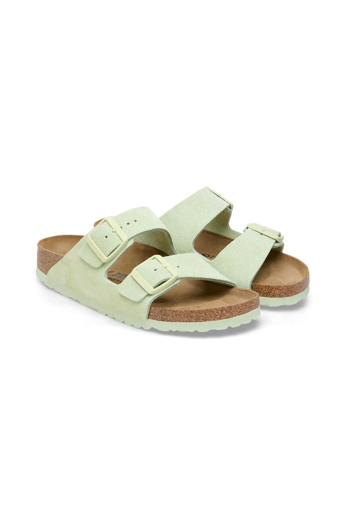 دمپایی سبز زنانه و تقصیر VL اورجینال Birkenstock
