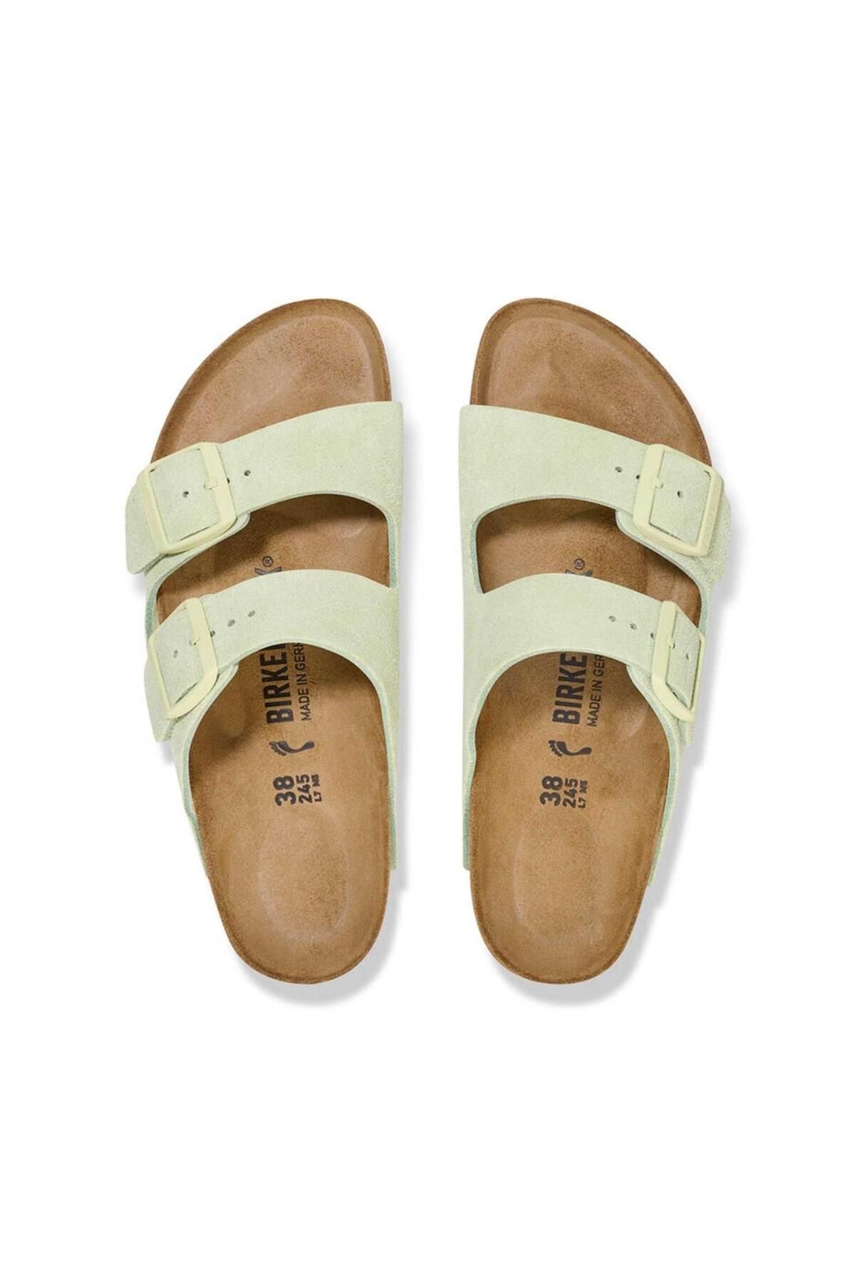 دمپایی سبز زنانه و تقصیر VL اورجینال Birkenstock